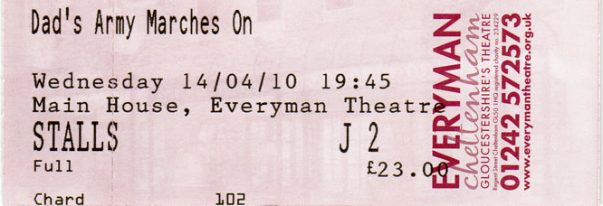DAD'S ARMY Ticket